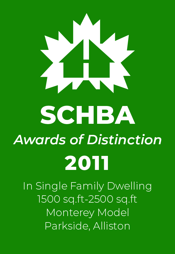 Simcoe County Home Builders Association Award  2011