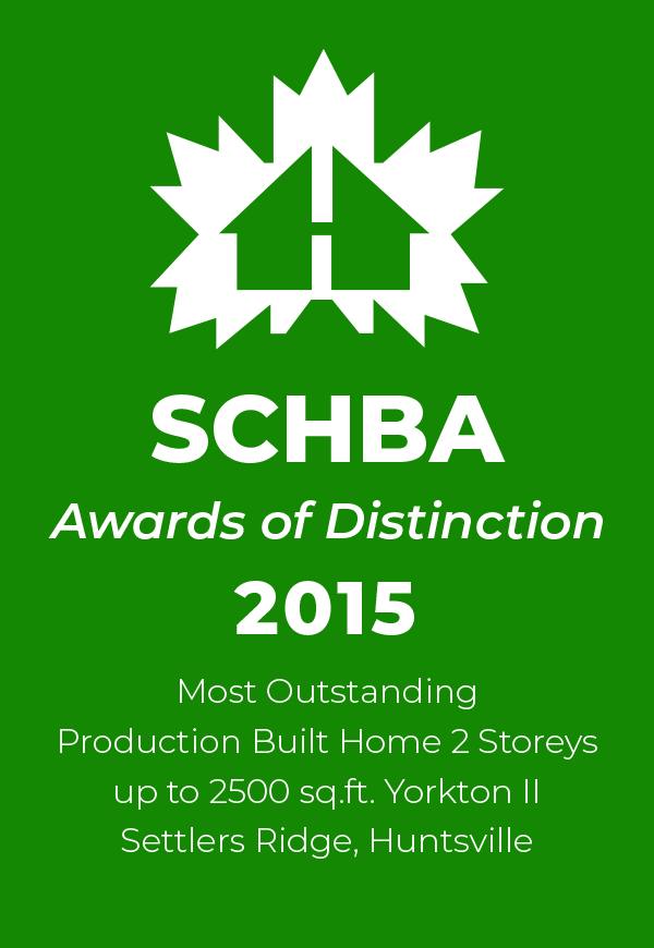 Simcoe County Home Builders Association Award  2015
