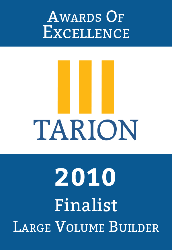 Tarion Award of Exellence 2010