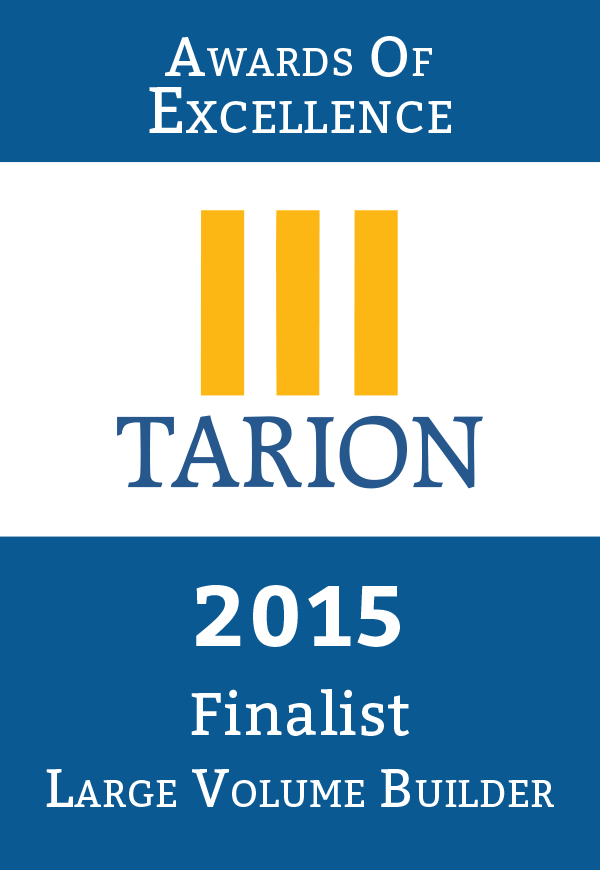Tarion Award of Exellence 2015